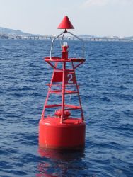 Middle size Lighted buoy